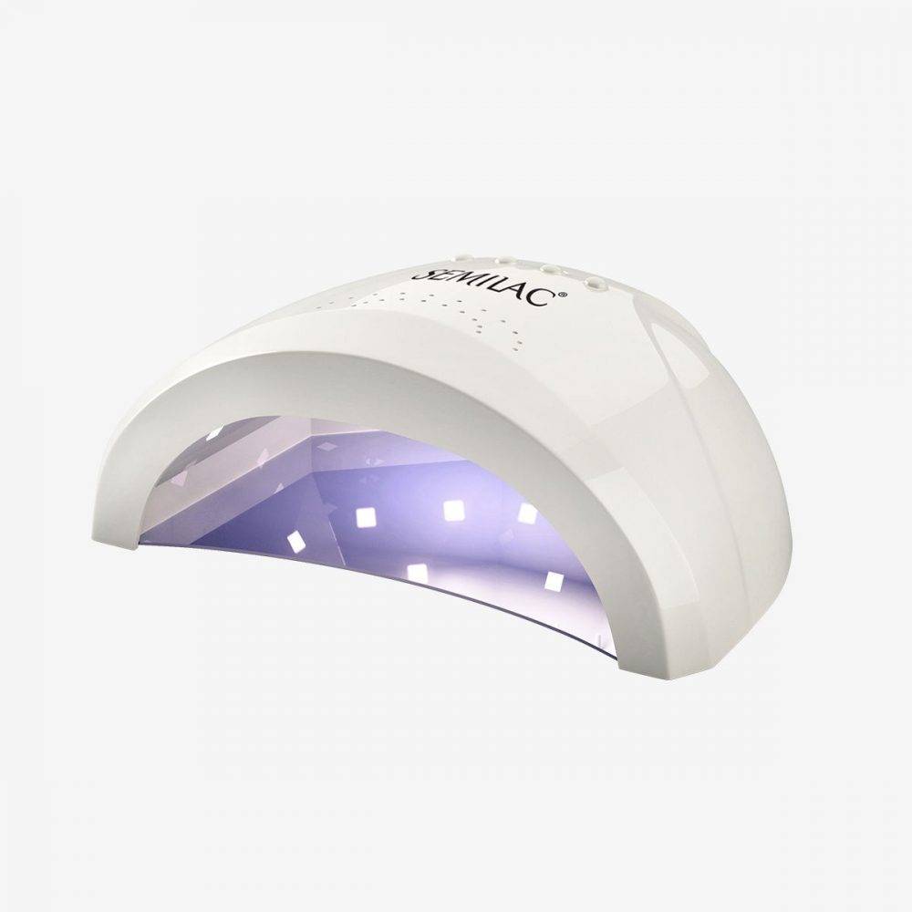 Zdjęcie prezentuje omawianą lampę LED Semilac 48/24W, która jest w kolorze białym.