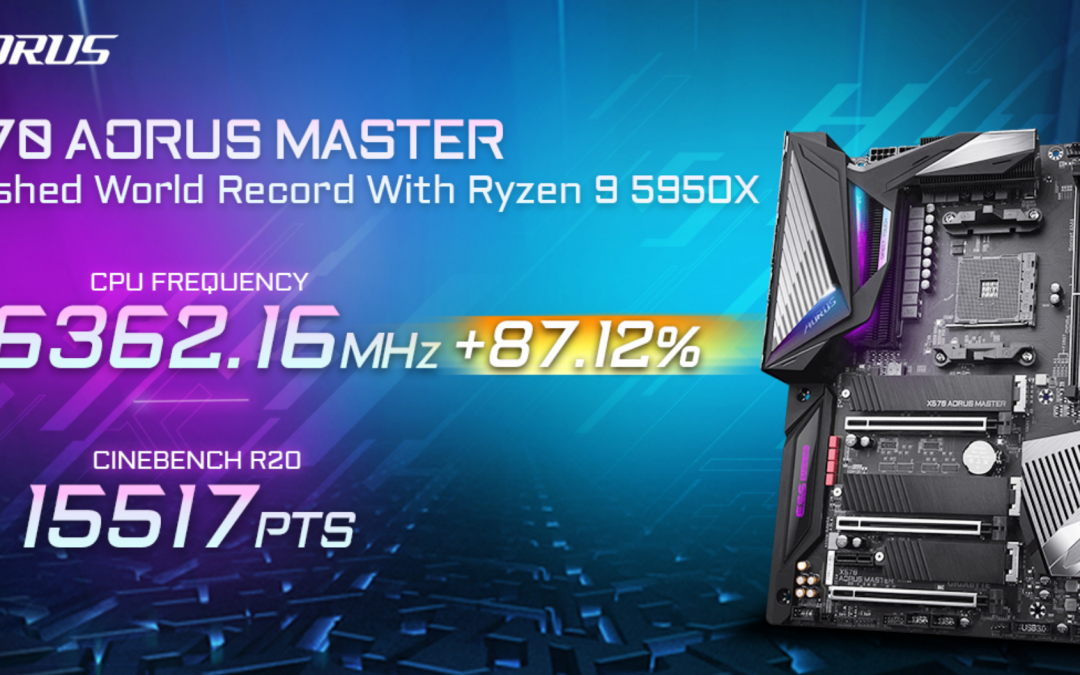 AMD Ryzen 9 5950X pobił rekord podkręcenia – ponad 6 GHz!