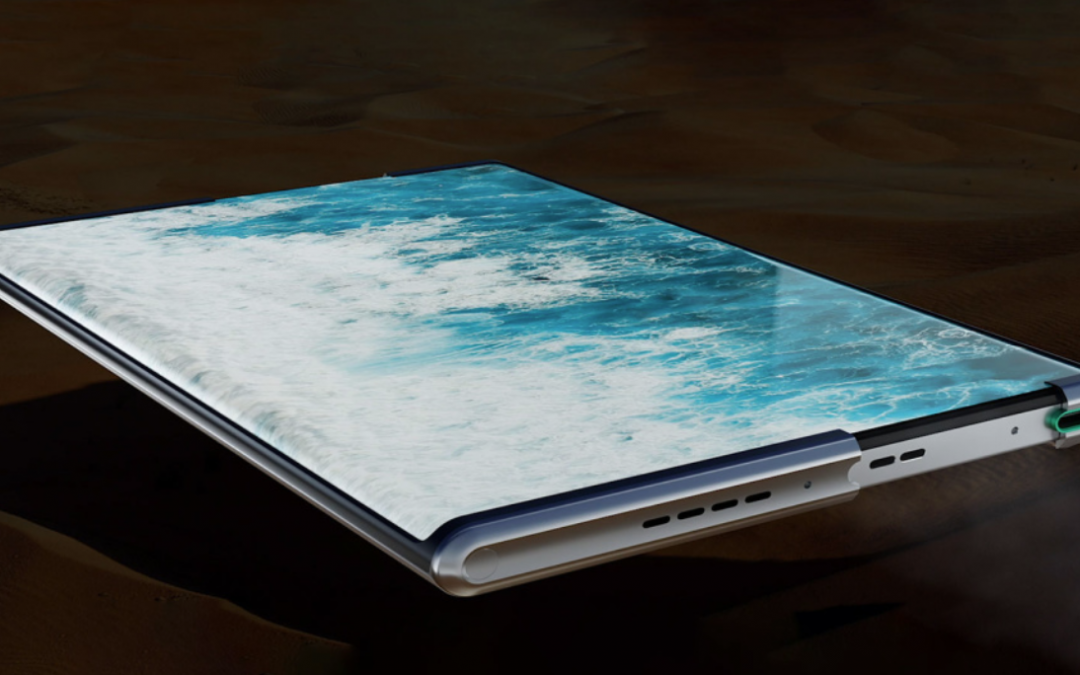 Koncepcja rozkładanego telefonu Oppo X 2021