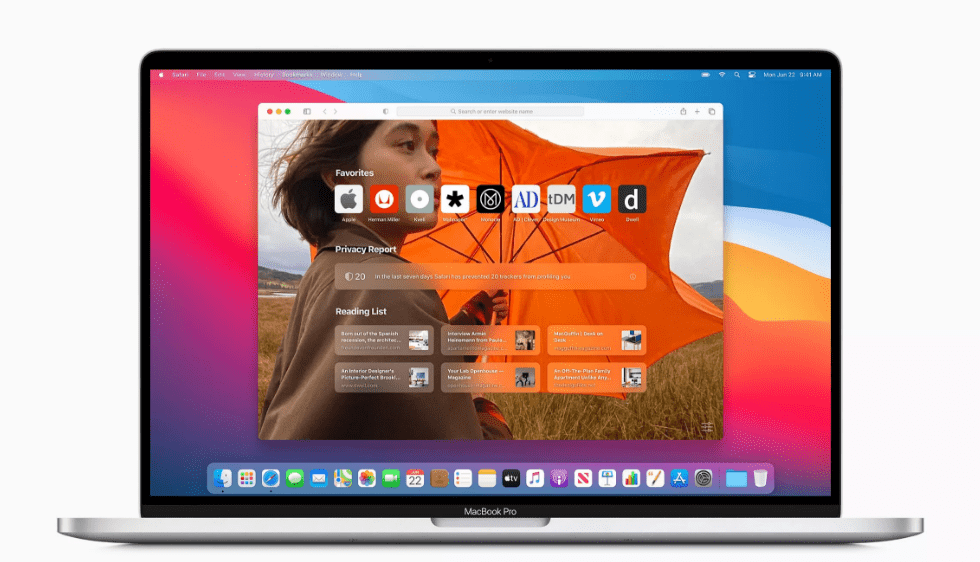 Safari w MacOS 11