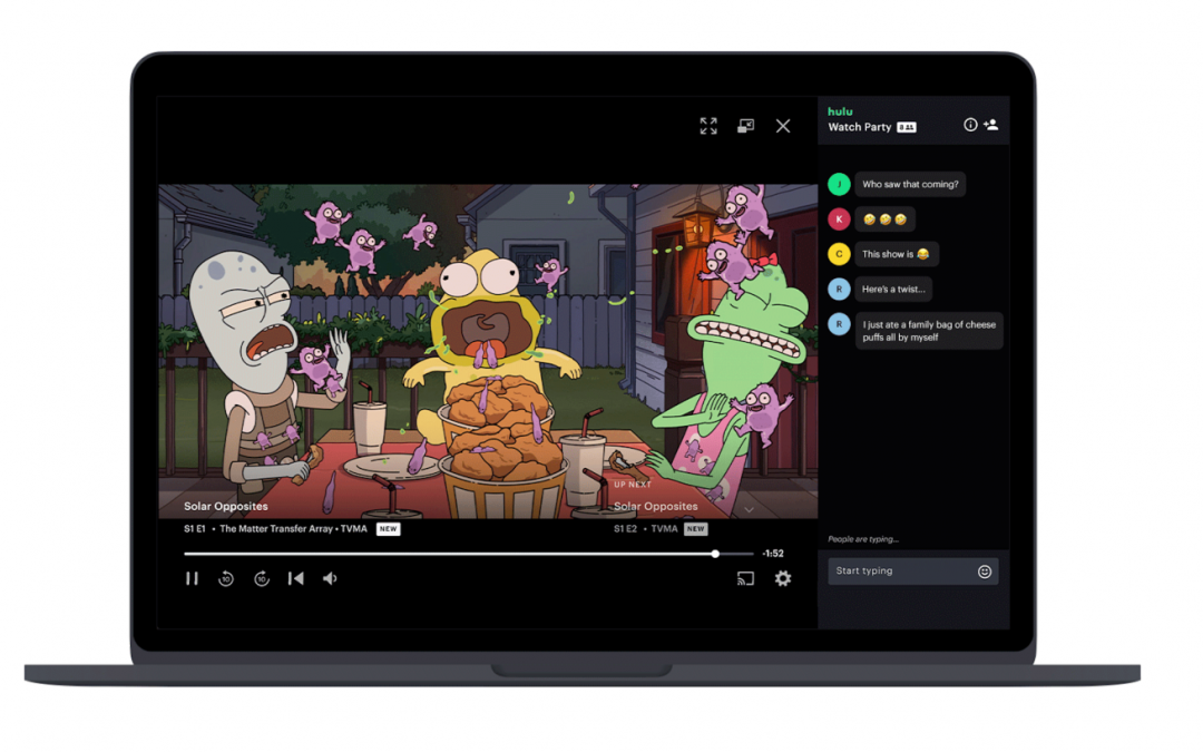 Watch Party od Hulu! Możliwość wspólnego oglądania z różnych miejsc