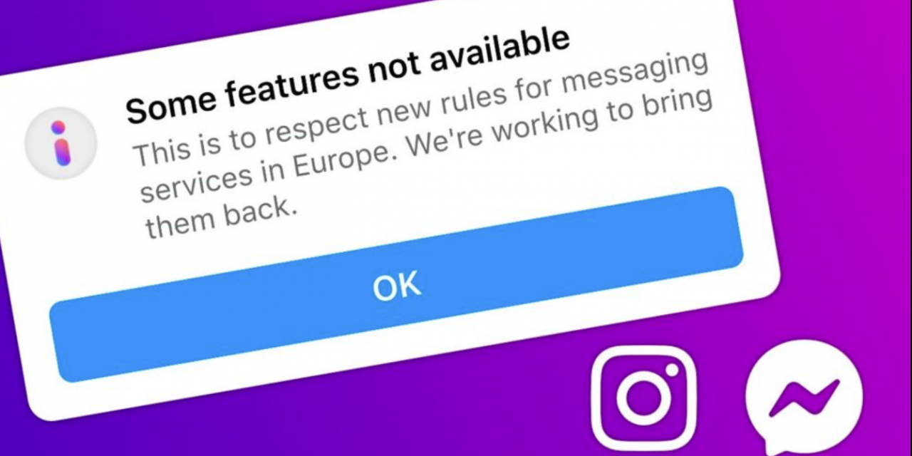 Facebook i Instagram wyłączają niektóre funkcje w Europie