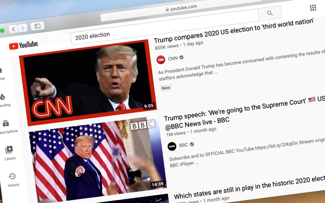 YouTube usuwa fałszywe filmy z wyborów prezydenckich