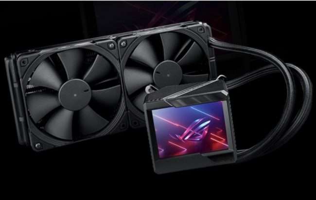Asus AIO Cooler to cooler z 3,5-calowym ekranem. Podobny ma Superman