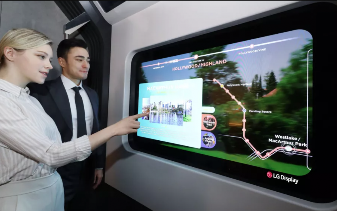 Przezroczysty ekran LG trafi do restauracji, transportu publicznego, a nawet łóżek