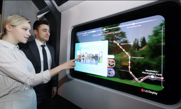 Przezroczysty ekran LG trafi do restauracji, transportu publicznego, a nawet łóżek