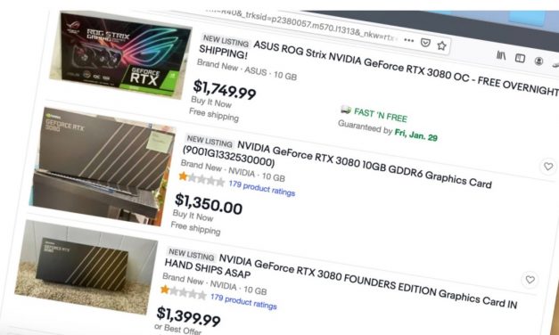Scalperzy sprzedali co najmniej 50 tys. kart RTX 3000