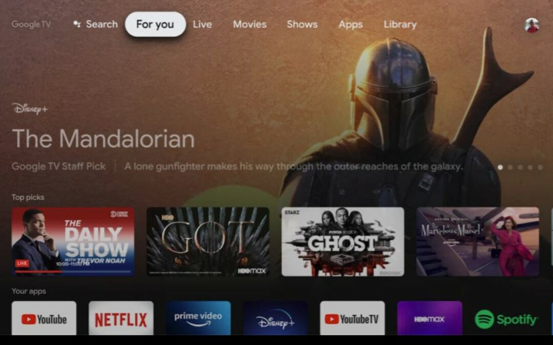 Google smart TV zaoferuje też funkcję “dumb TV”
