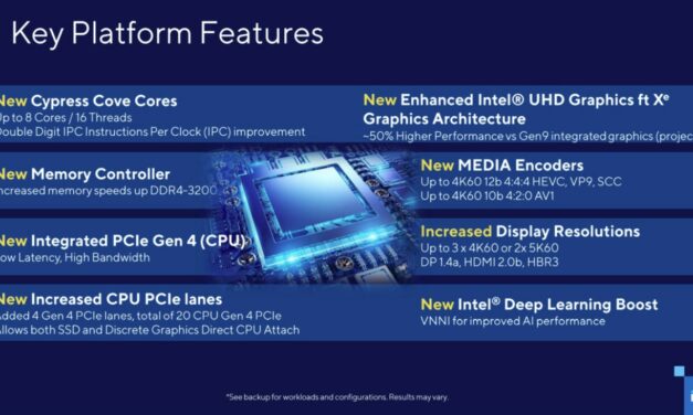 Intel twierdzi, że procesor Rocket Lake-S jest szybszy w PCMarku 10 niż Ryzen 9 5950X