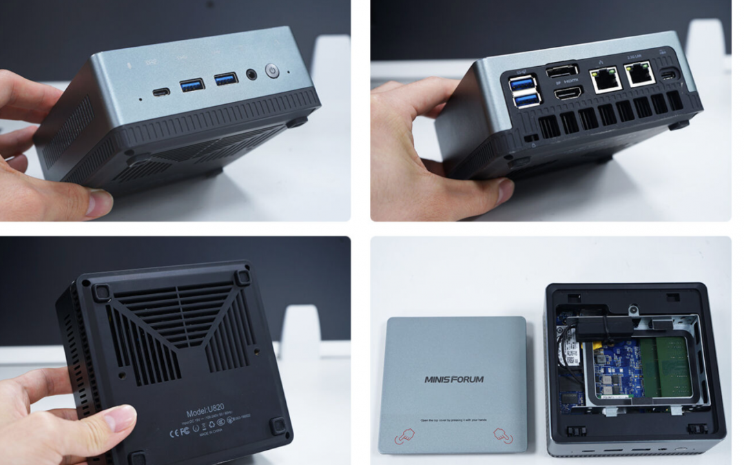 Bardzo małe, a bardzo wydajne – komputery Minisforum U820 i U850