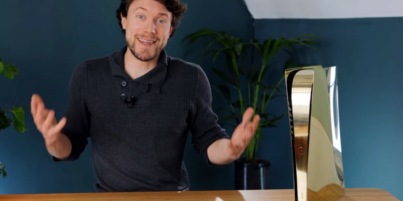 Youtuber stworzył obudowę do PS5 z mosiądzu. Wygląda świetnie!