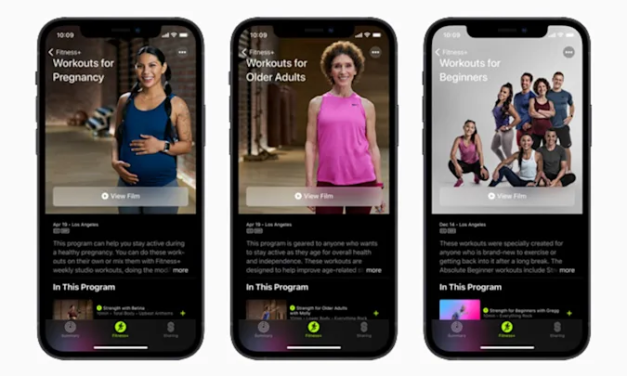 Apple Fitness+ otrzymało 3 zupełnie nowe plany treningowe