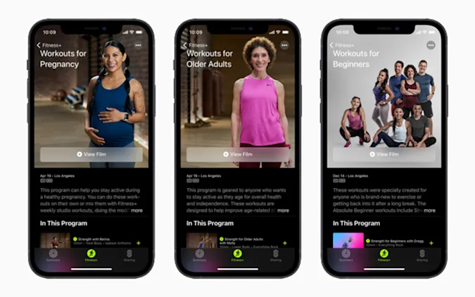 Apple Fitness+ otrzymało 3 zupełnie nowe plany treningowe