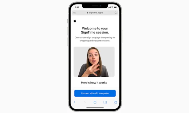 Apple wprowadza SignTime, czyli tłumacza języka migowego