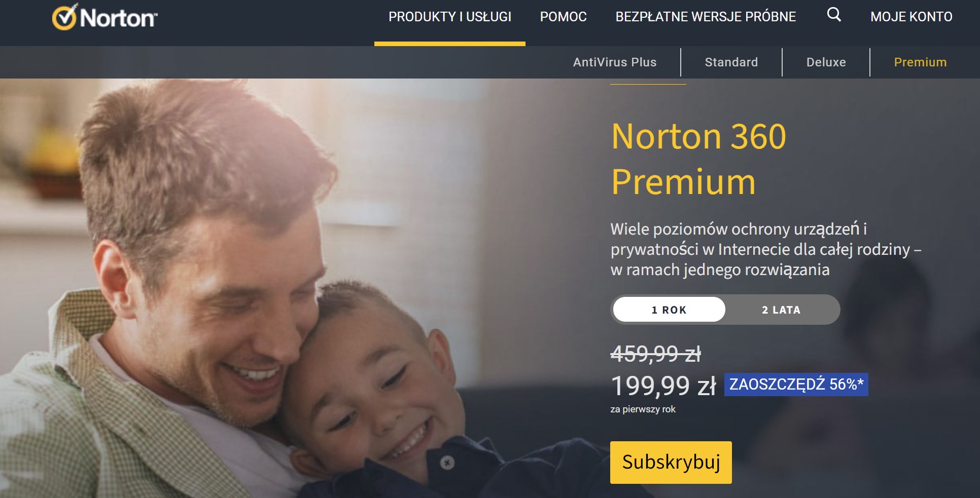 Norton Internet Security - Norton 360 Premium na 10 urządzeń