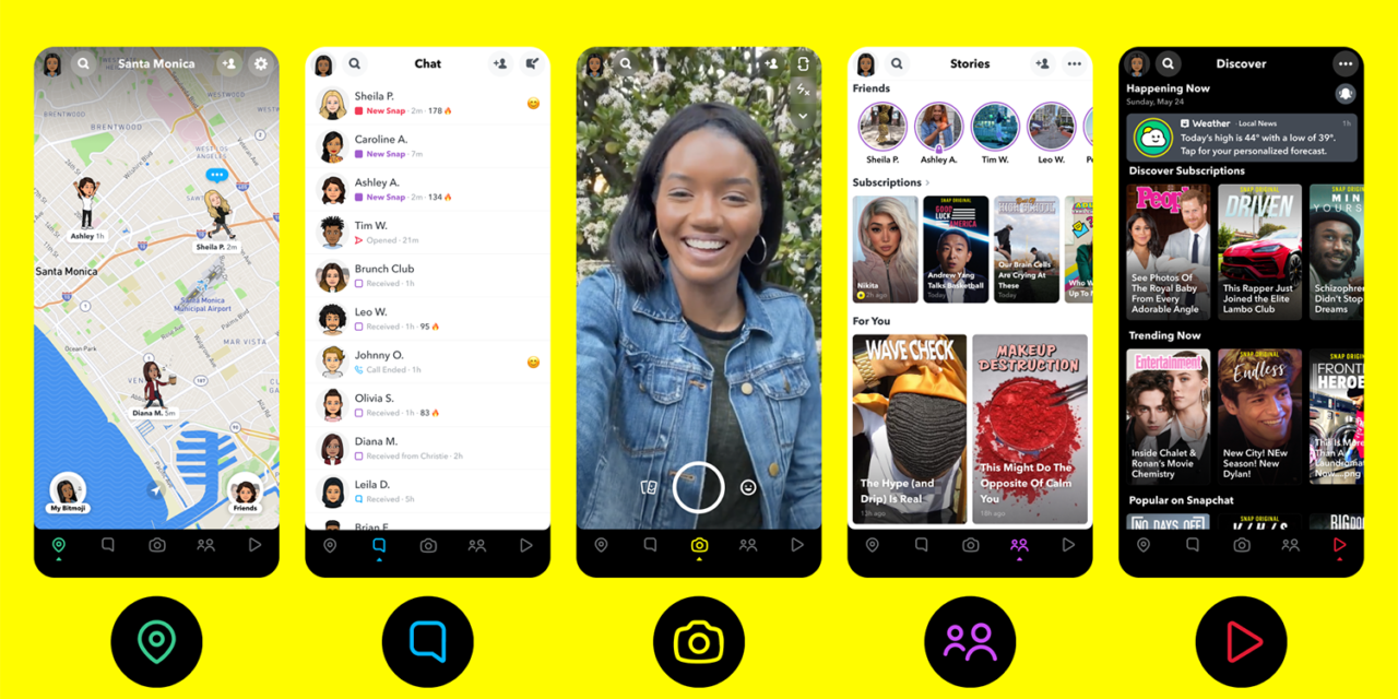 Snapchat się zmienia – zobaczcie nowe funkcje