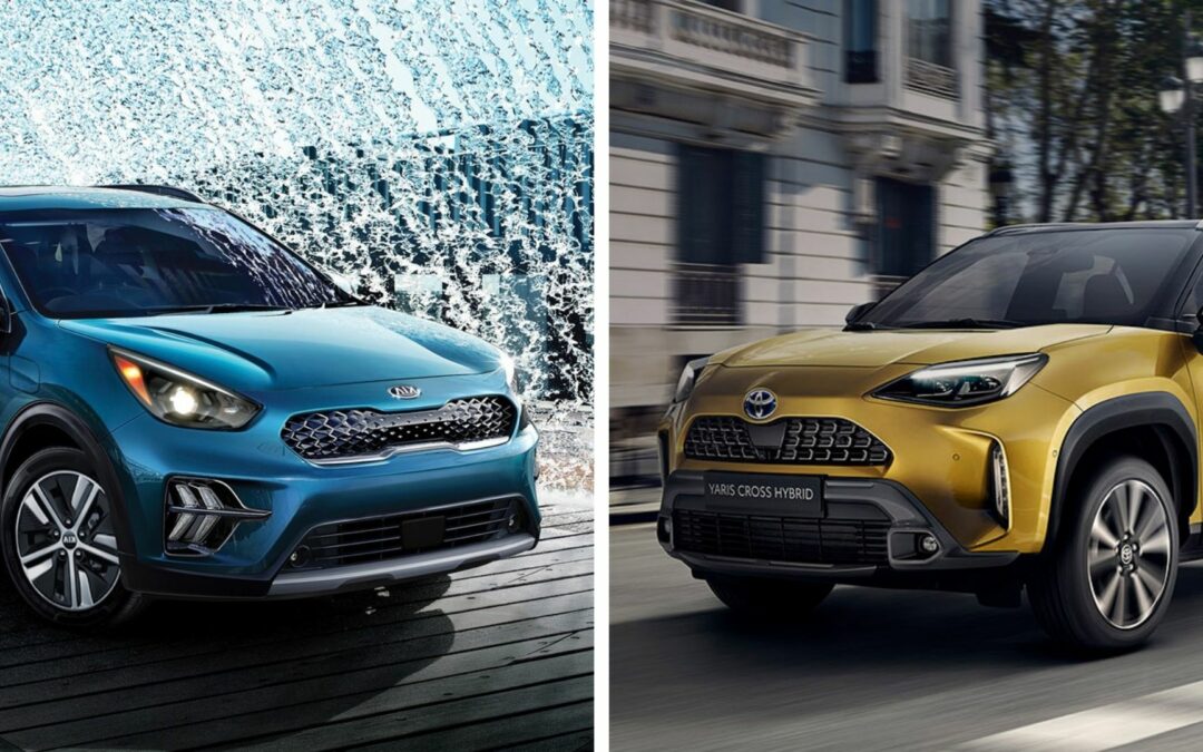Najtańsze crossovery hybrydowe – porównanie Yaris Cross i Kia Niro