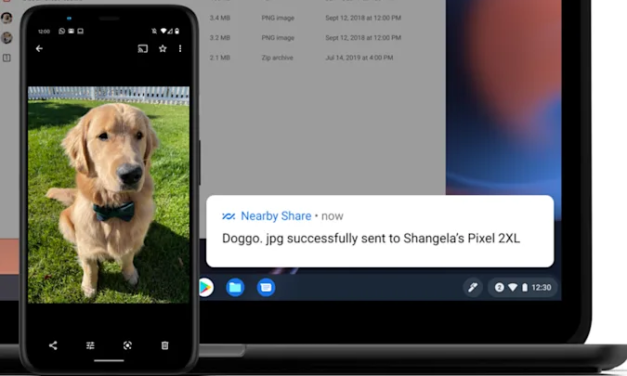 Wszystkie Chromebooki mogą korzystać już z Nearby Share