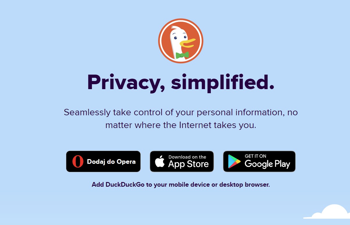 DuckDuckGo Privacy Browser - Przeglądarka na Androida