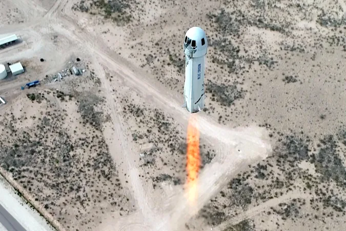 Blue Origin sprzedało bilet na lot w kosmos za 28 milionów dol.