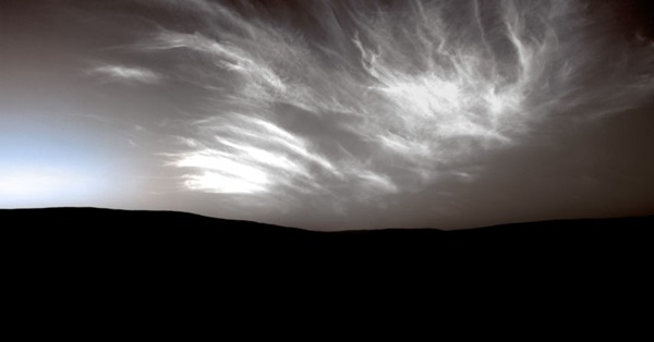 Mars Chmury Curiosity