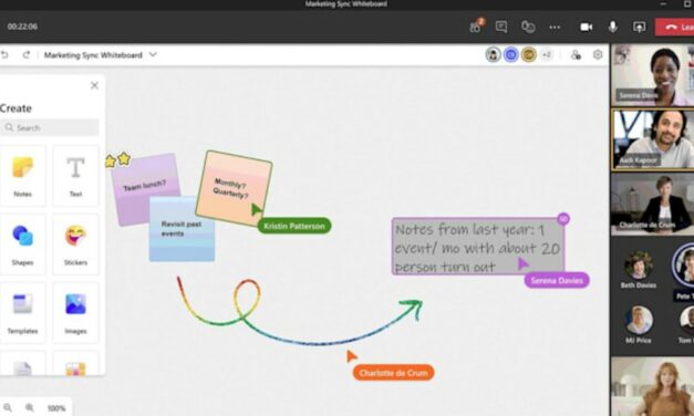 Odświeżony Microsoft Whiteboard zapewni świetne możliwości