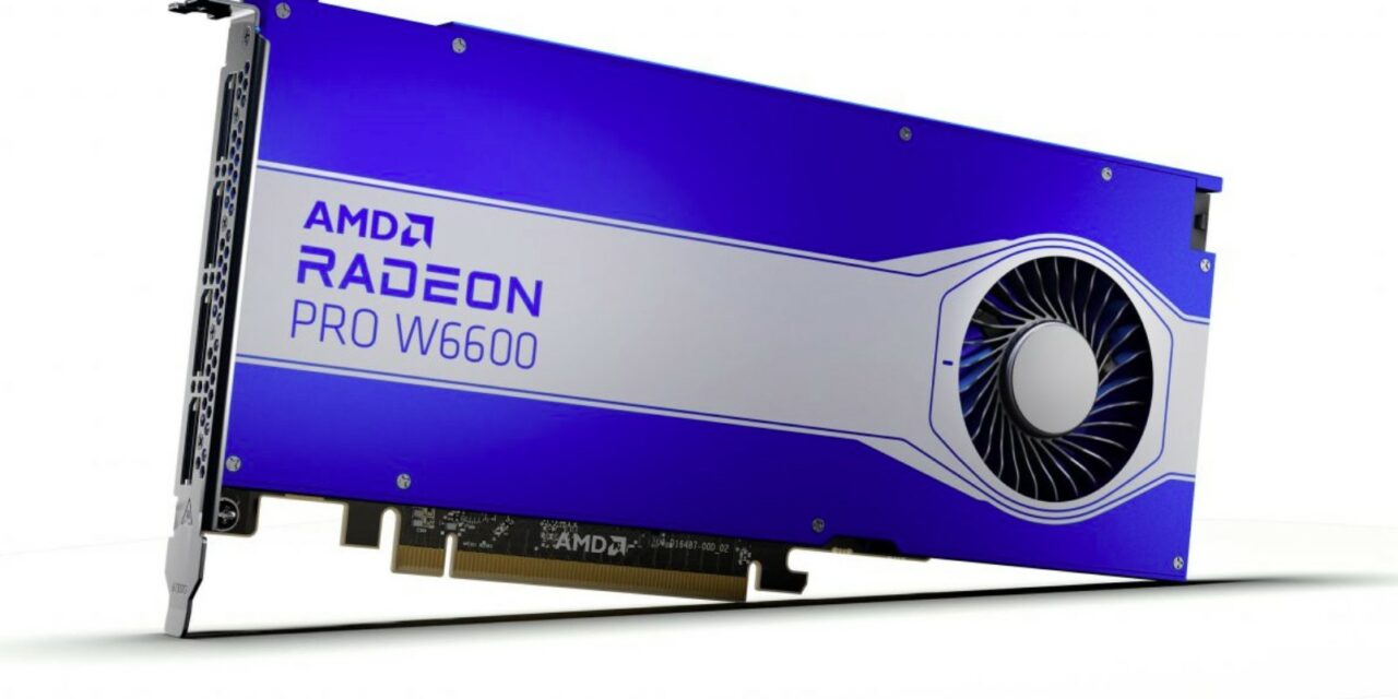 AMD Radeon Pro W6800, W6600 i W6600M już oficjalnie