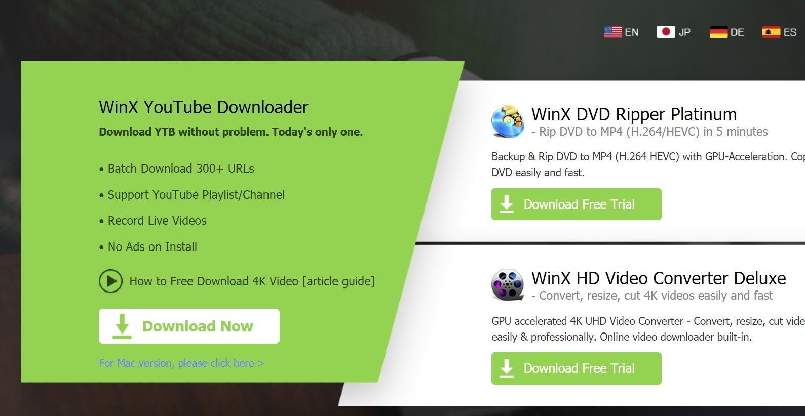 WinX YouTube Downloader - Jak pobrać film z YT