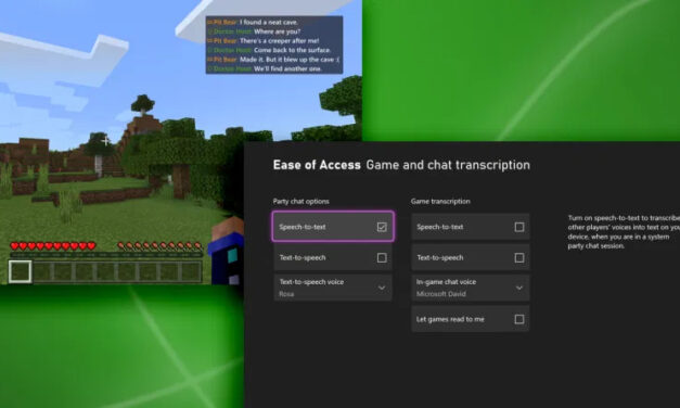 Xbox wprowadza transkrypcję mowy na chat tekstowy