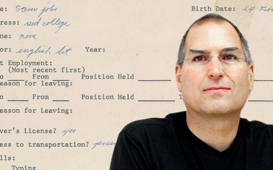 Podanie o pracę Steve’a Jobsa w formie NFT trafi na aukcję