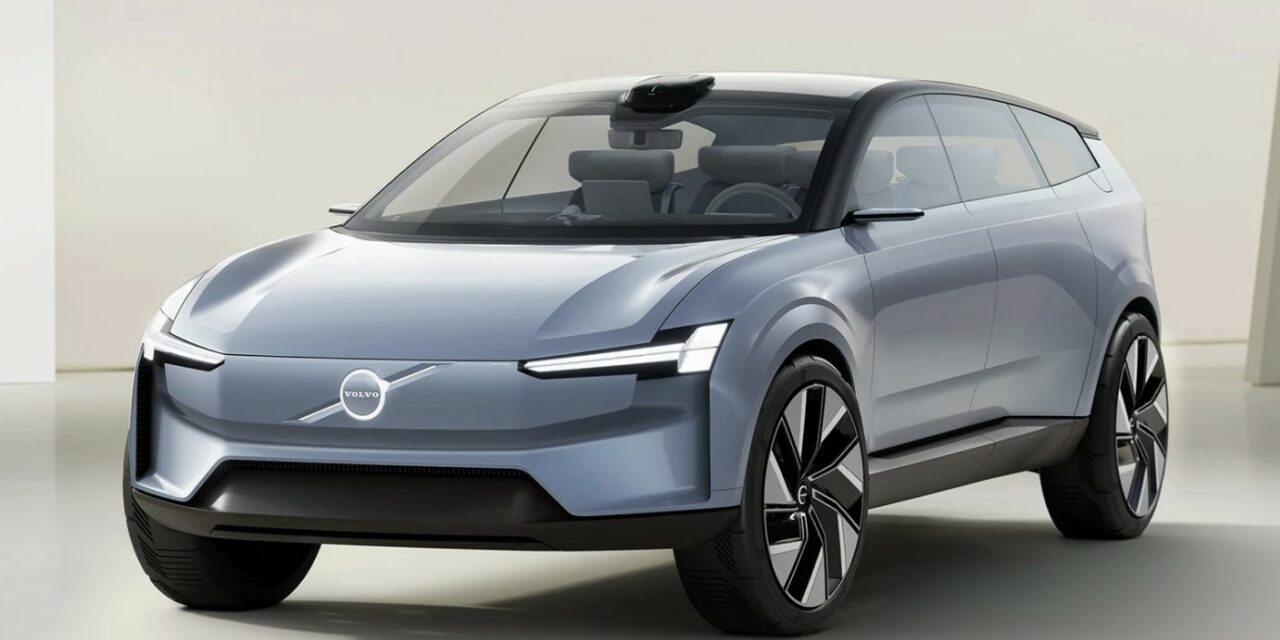 Elektryczny samochód koncepcyjny Volvo prezentuje się doskonale