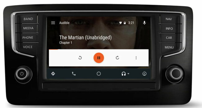 Audible na Android Auto