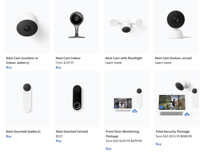 Google niechący ujawniło nowe kamery kompatybilne z Nest