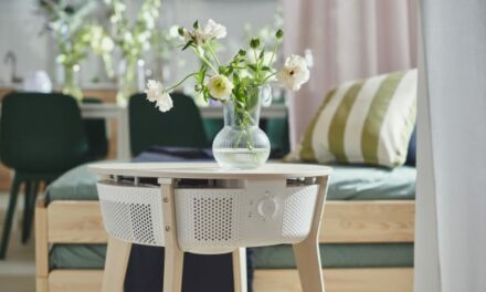 Ikea prezentuje oczyszczacz powietrza wbudowany w stolik