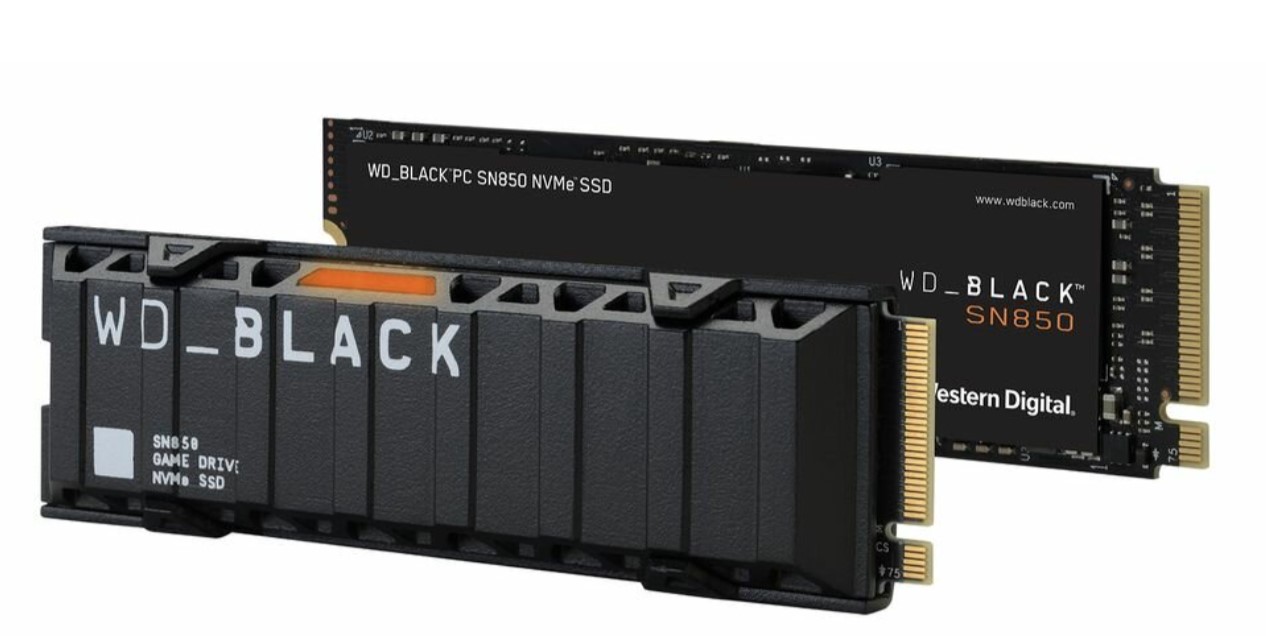 WD Black SN850 Gen4 x4 NVMe PCIe M.2 SSD