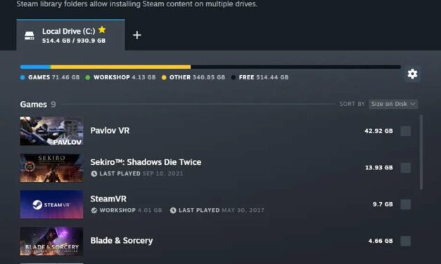 Steam z nową aktualizacją – odświeżyli zakładkę pobierania