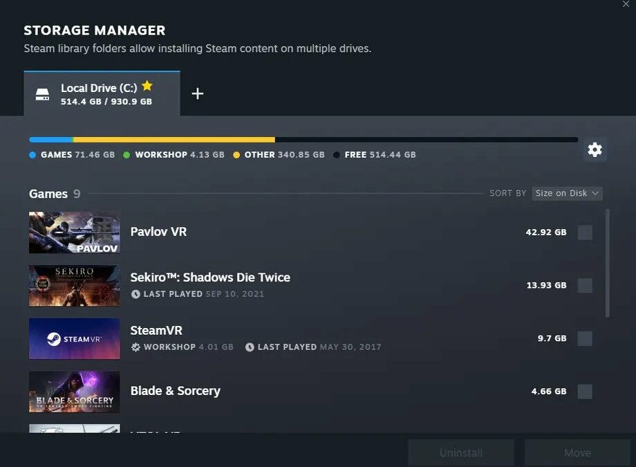 Steam z nową aktualizacją – odświeżyli zakładkę pobierania