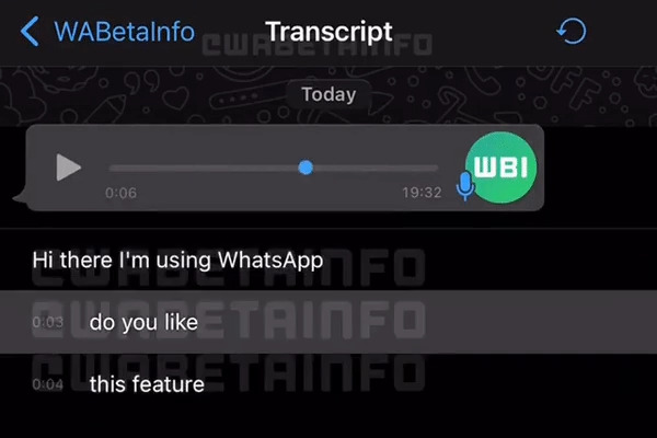 WhatsApp wprowadzi napisy do wiadomości głosowych