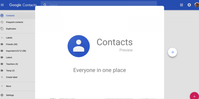 Google Kontakty