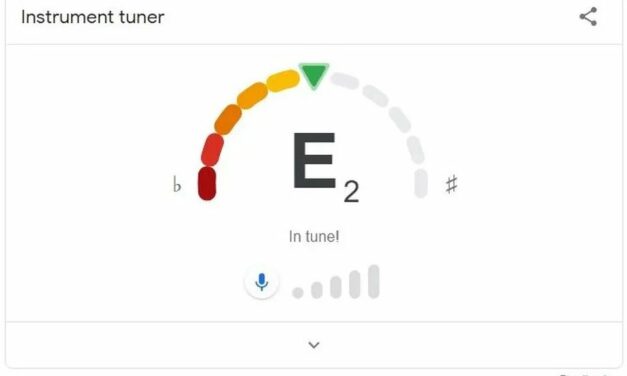 Google wprowadza stroik do gitary online do wyszukiwarki