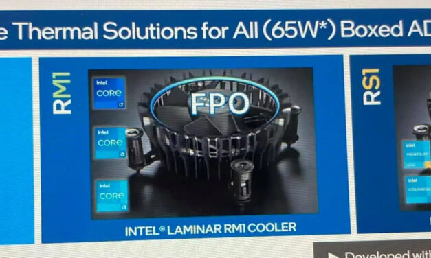 Nowe chłodzenie Intela z podświetleniem wygląda obłędnie!