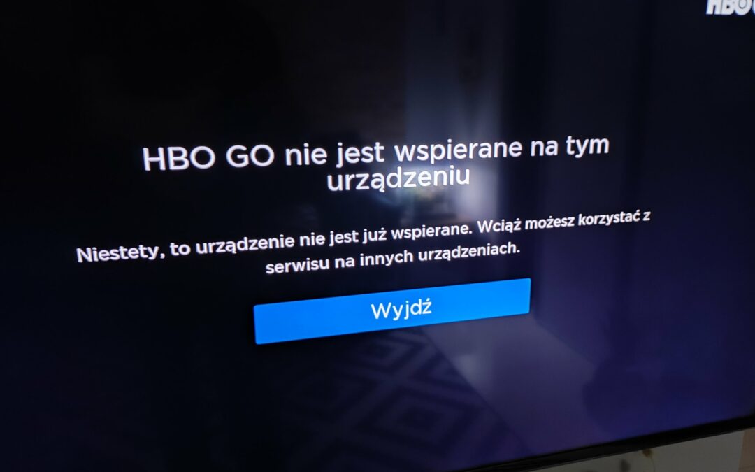 HBO GO przestało działać na starszych telewizorach