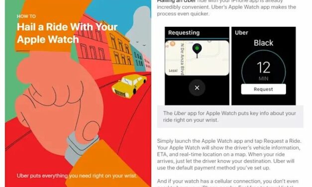 Uber wycofuje aplikację na Apple Watch