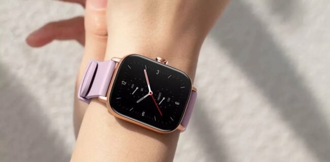 Amazfit GTS 2E Różowy damski smartwatch