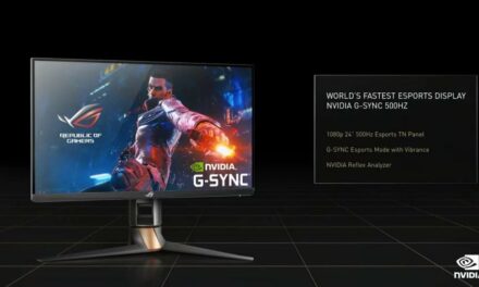 Asus ROG Swift – nowy monitor gamingowy 500 Hz