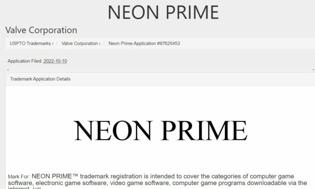 Valve rejestruje nowy znak towarowy – Neon Prime