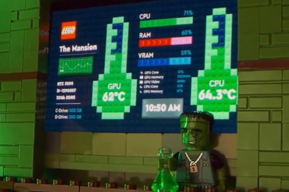 LEGO prezentuje komputer gamingowy z klocków