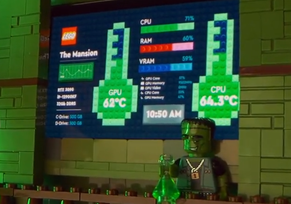 LEGO prezentuje komputer gamingowy z klocków