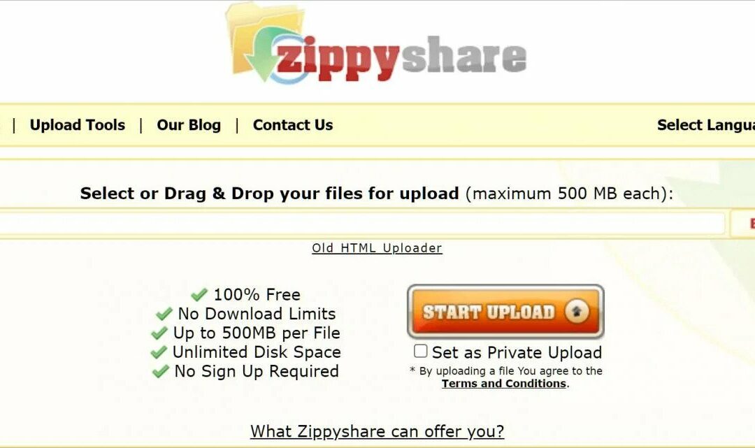 Zippyshare kończy swoją działalność wraz z końcem miesiąca