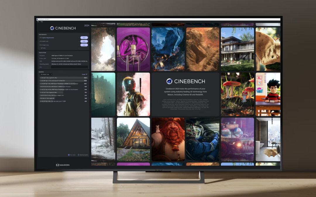 Maxon wypuścił Cinebench R24 – przetestujesz nim też GPU, ale nie wszystkie